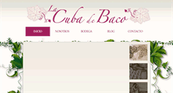 Desktop Screenshot of lacubadebaco.com